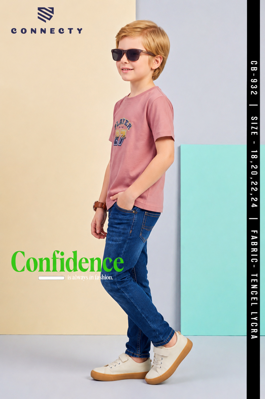 Boys Graphic Print Round Neck T-Shirt - view 3