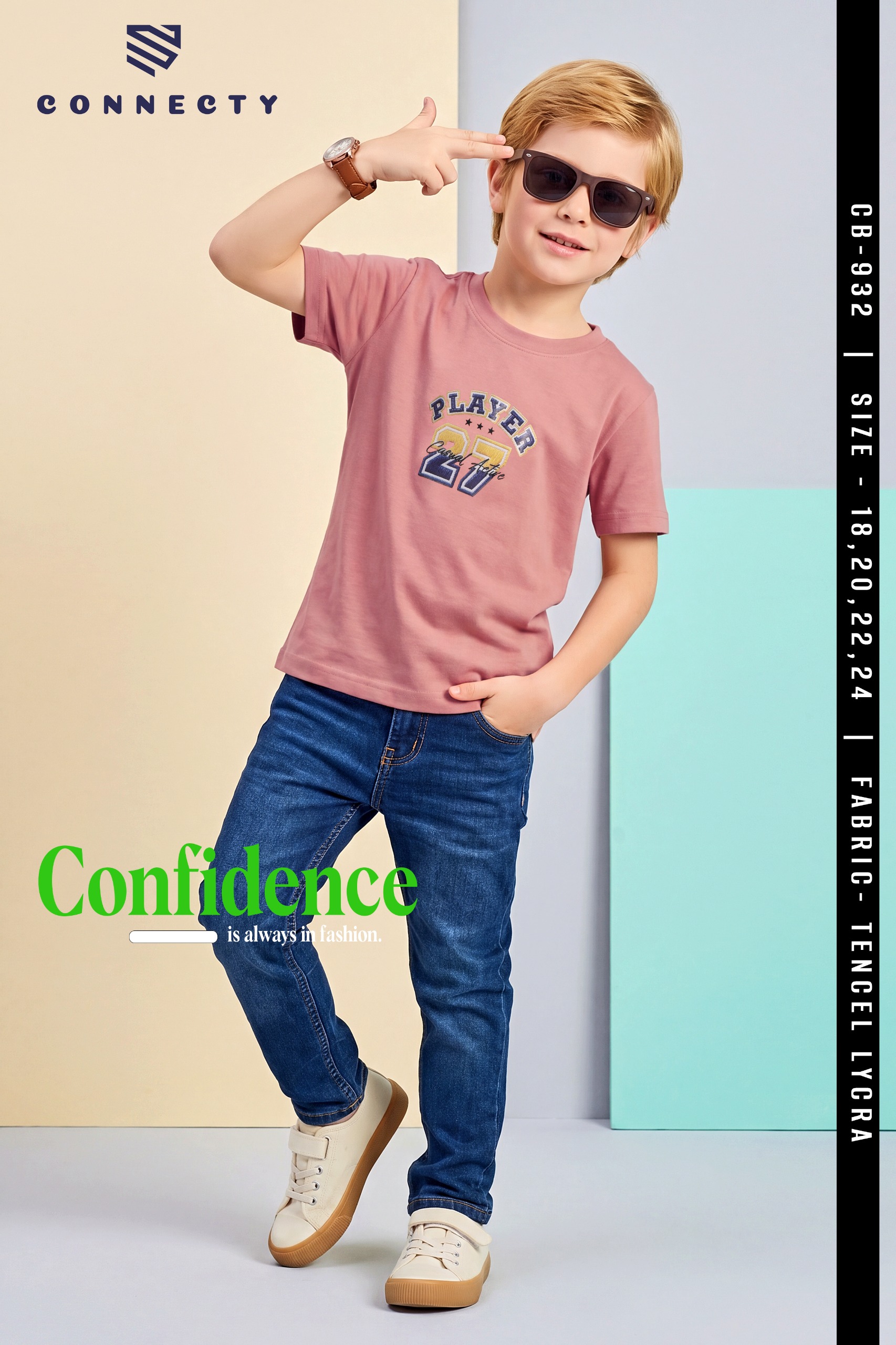 Boys Graphic Print Round Neck T-Shirt