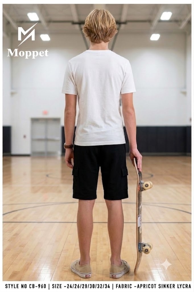 Boys HD Print Cargo Shorts for Everyday Wear - view 2