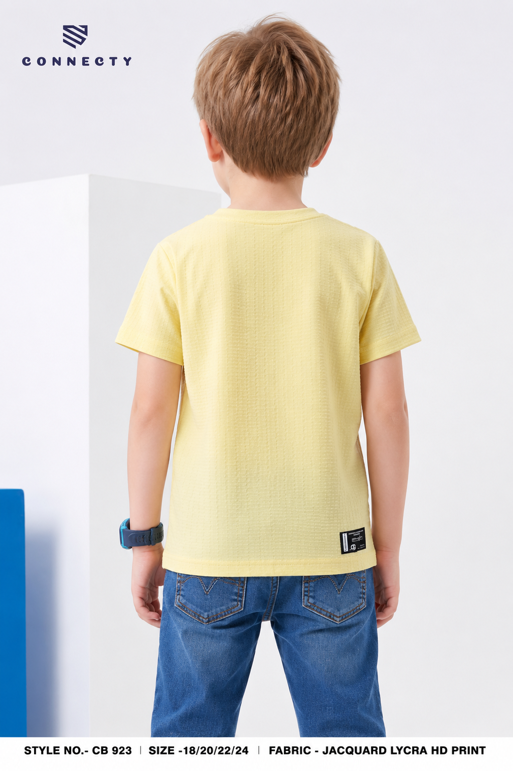 Boys Casual Round Neck T-Shirt - CB-923
