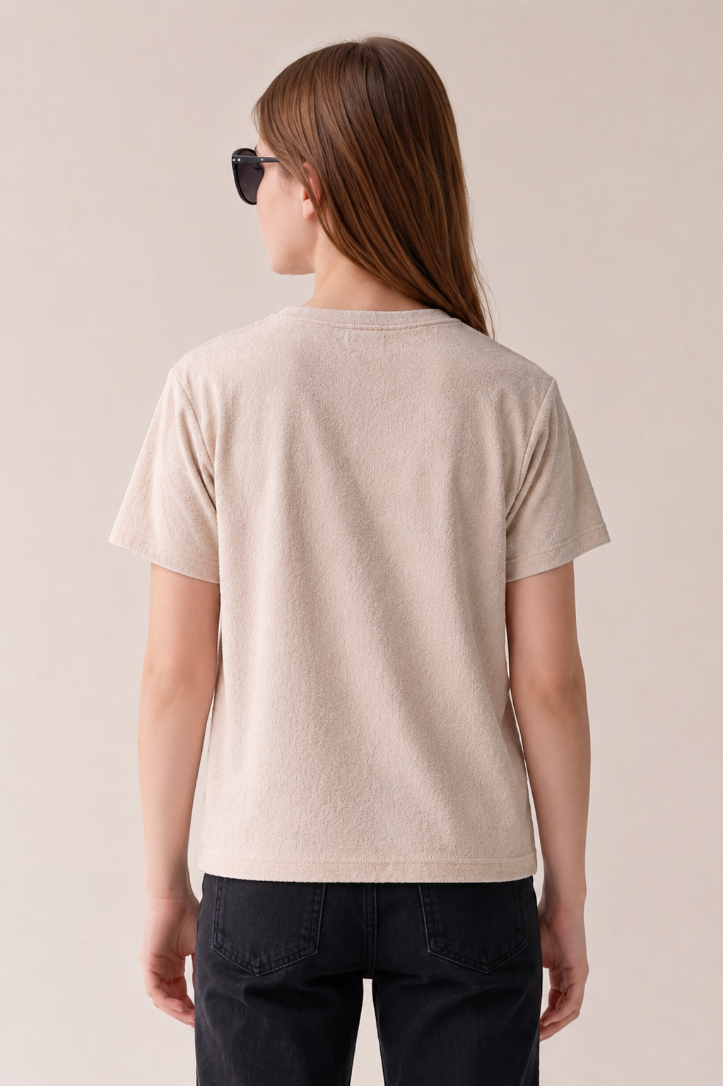 Girls Jacquard Crop Top - view 2